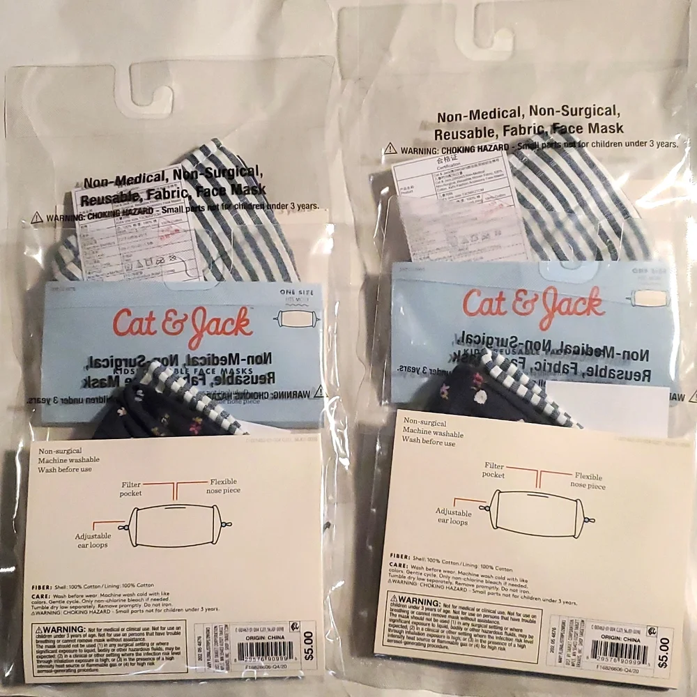 Cat & Jack Kids' Masks 8